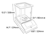 Equinox EAB Series Semi-Micro, Analytical, and Precision Balances - 2